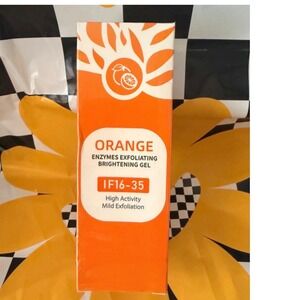 Orange Enzymes Exfoliating Brightening Gel IF16-35 1.7oz New